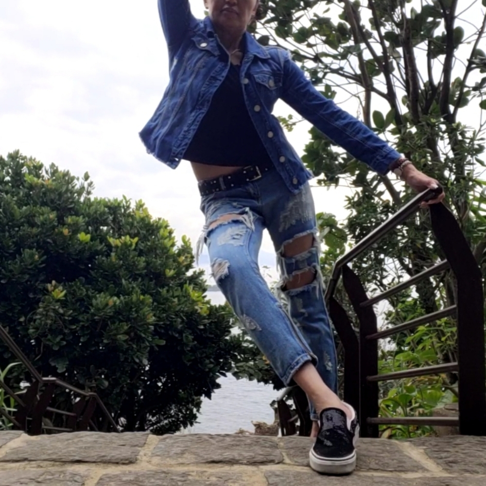 Women's Premium Designer Distressed Jeans